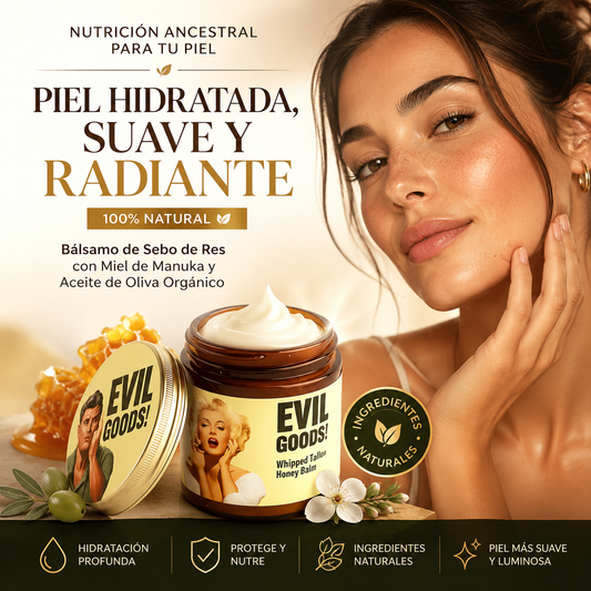 Crema EVIL GOODS ✨ Hidratación Natural Para Una Piel Suave y Radiante